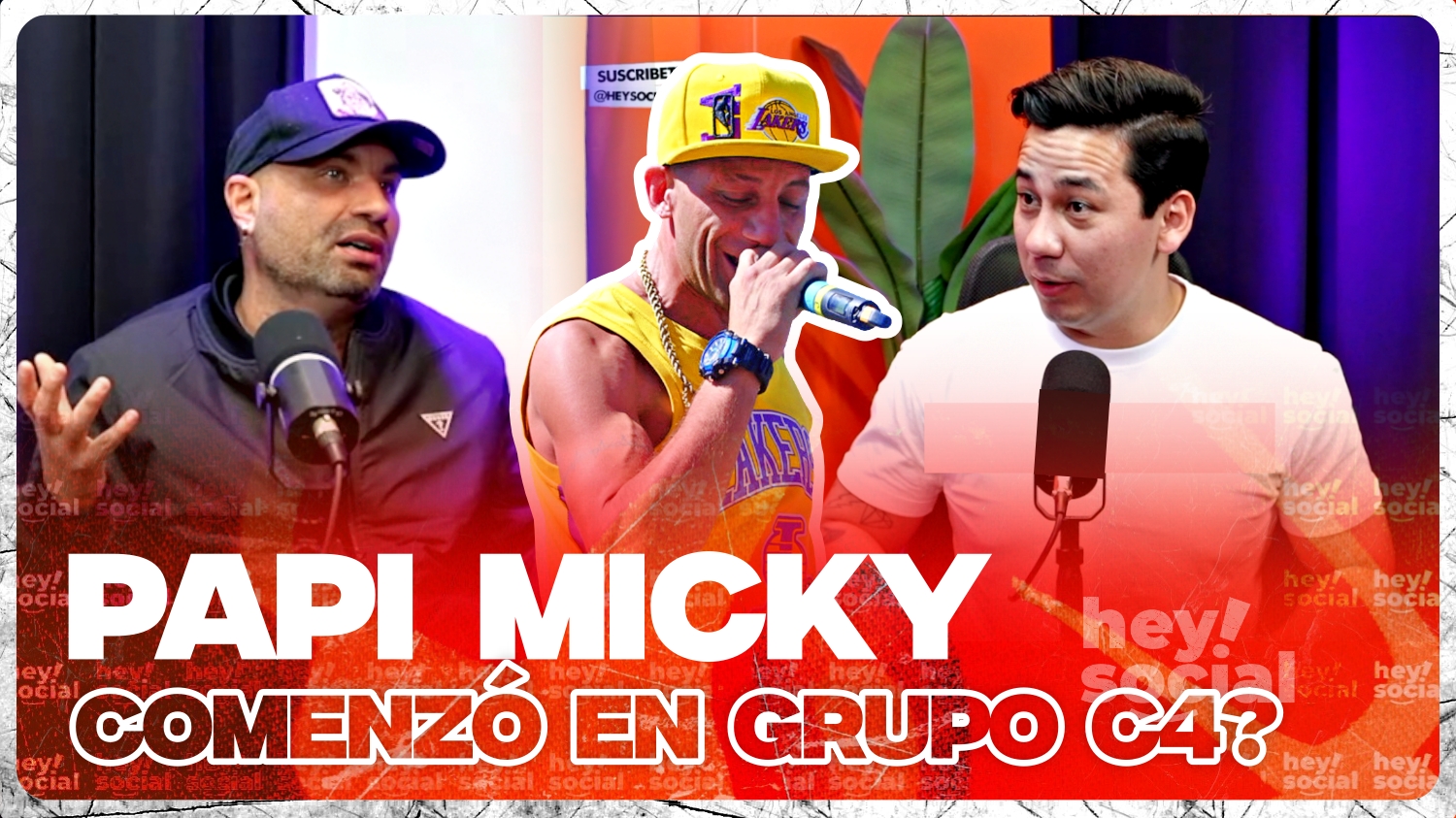 Grupo C$ entrevista junto a Mati Sanchez para Hey Social papy micky